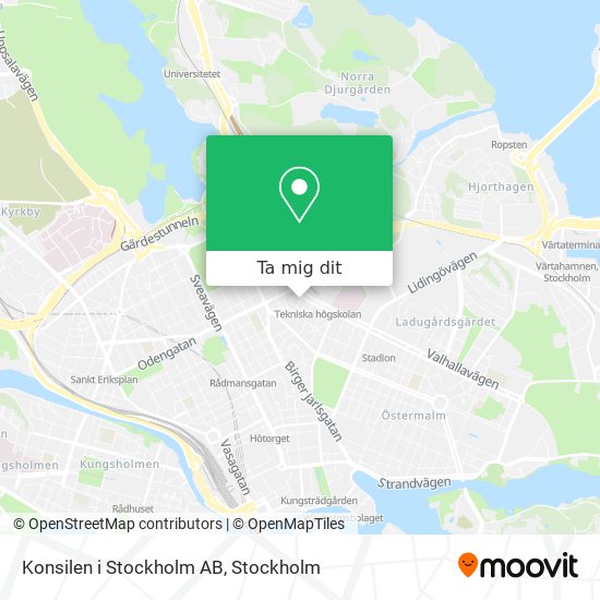 Konsilen i Stockholm AB karta