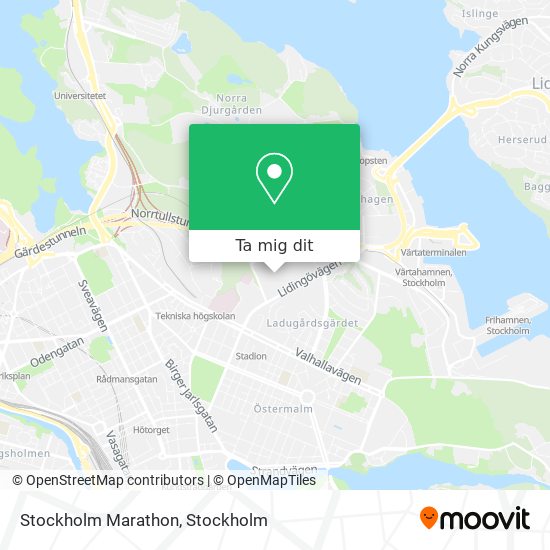 Stockholm Marathon karta