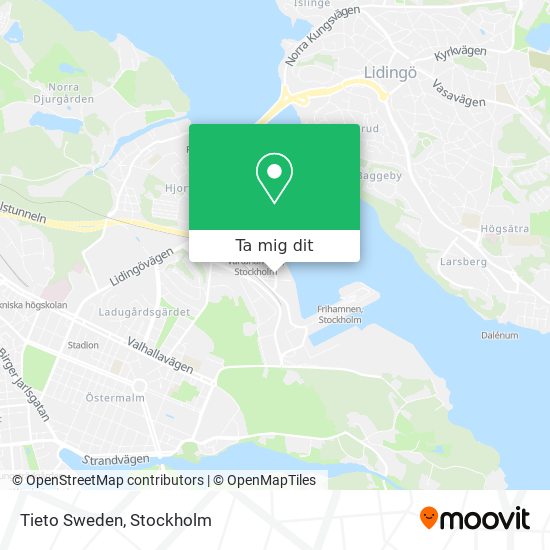 Tieto Sweden karta