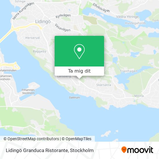 Lidingö Granduca Ristorante karta