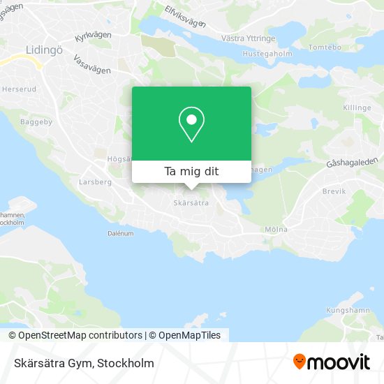 Skärsätra Gym karta