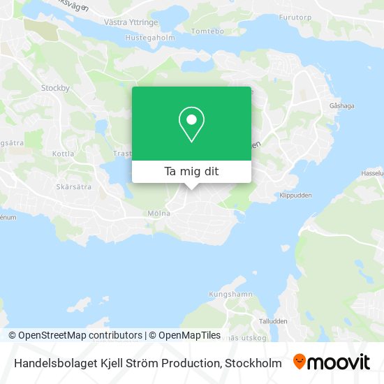 Handelsbolaget Kjell Ström Production karta