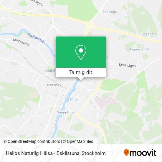 Helios Naturlig Hälsa - Eskilstuna karta