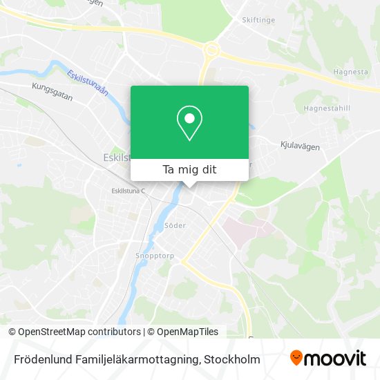 Frödenlund Familjeläkarmottagning karta