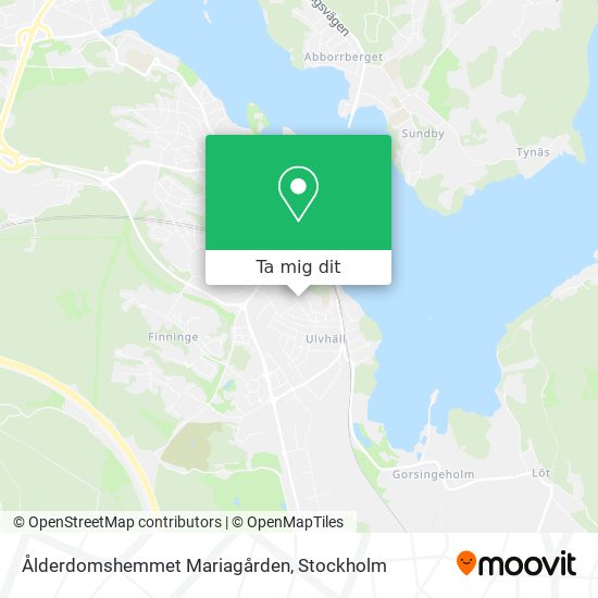 Ålderdomshemmet Mariagården karta