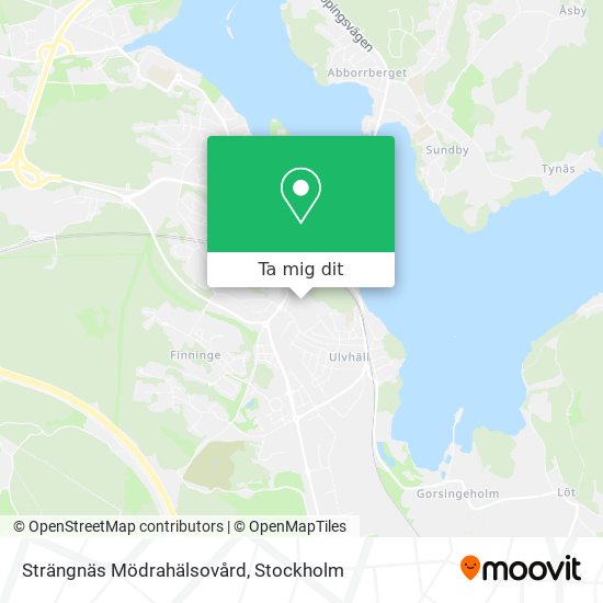 Strängnäs Mödrahälsovård karta