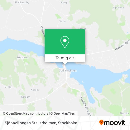 Sjöpaviljongen Stallarholmen karta