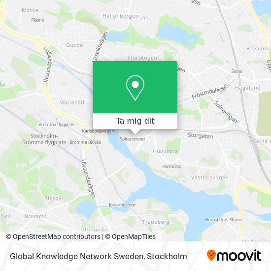 Global Knowledge Network Sweden karta