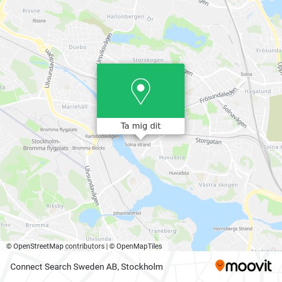 Connect Search Sweden AB karta