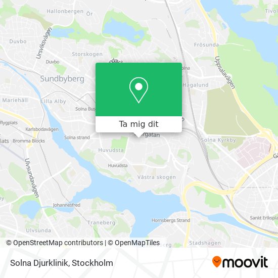 Solna Djurklinik karta
