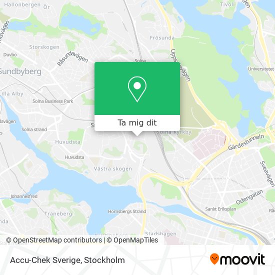 Accu-Chek Sverige karta