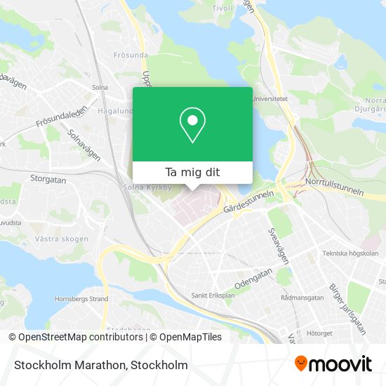 Stockholm Marathon karta