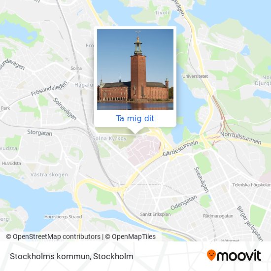 Stockholms kommun karta