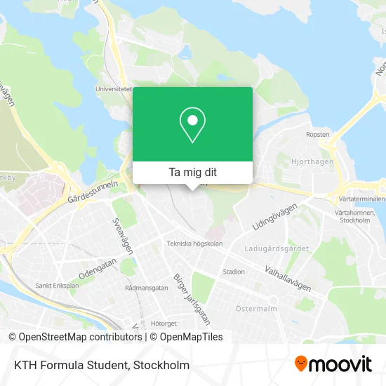 KTH Formula Student karta