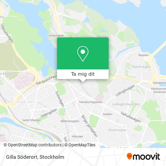 Gilla Söderort karta