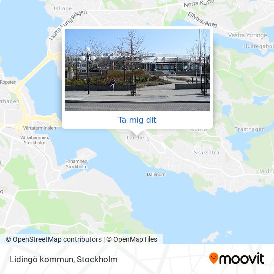 Lidingö kommun karta