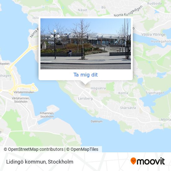 Lidingö kommun karta