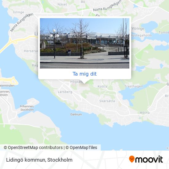 Lidingö kommun karta