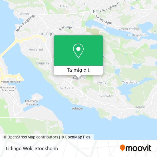 Lidingö Wok karta