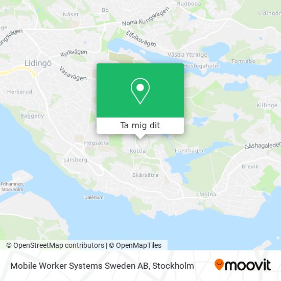 Mobile Worker Systems Sweden AB karta