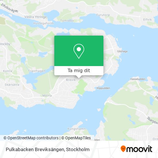 Pulkabacken Breviksängen karta