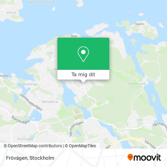 Frövägen karta