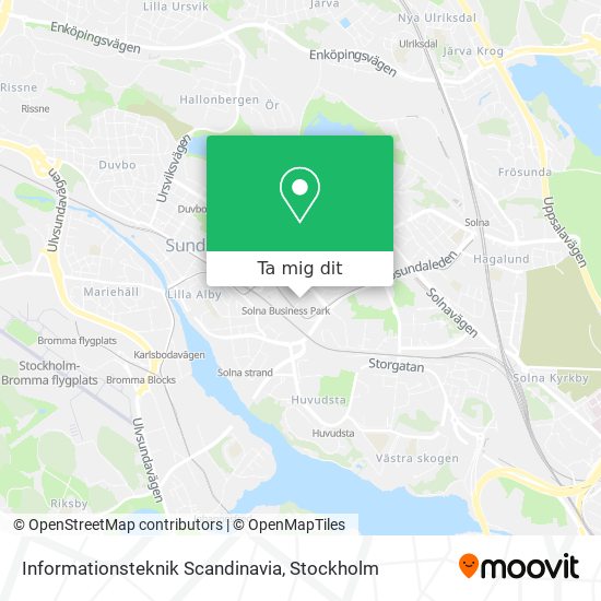 Informationsteknik Scandinavia karta