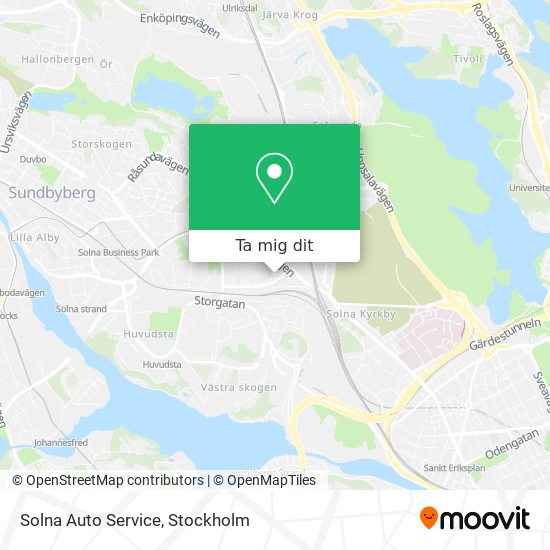 Solna Auto Service karta