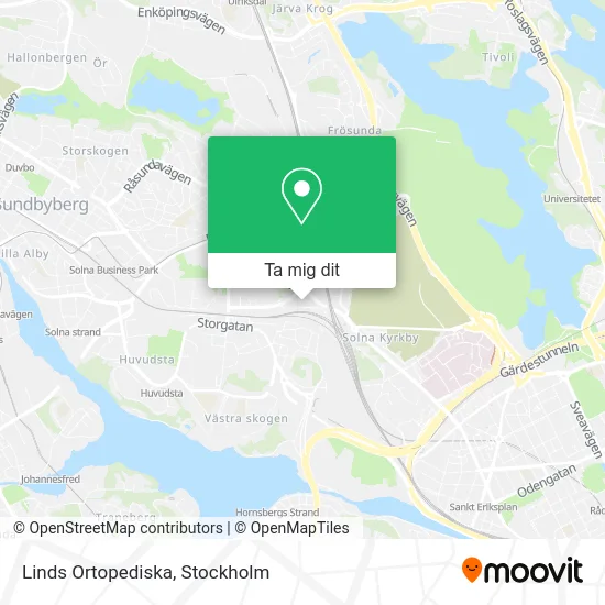 Linds Ortopediska karta