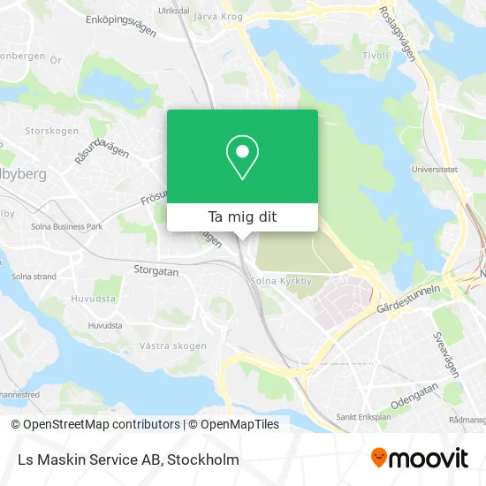 Ls Maskin Service AB karta