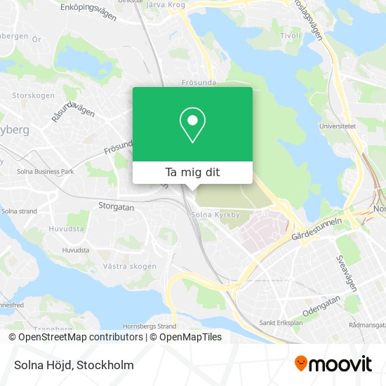 Solna Höjd karta