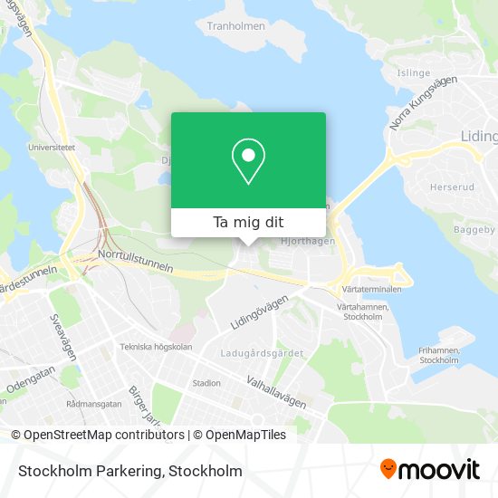 Stockholm Parkering karta