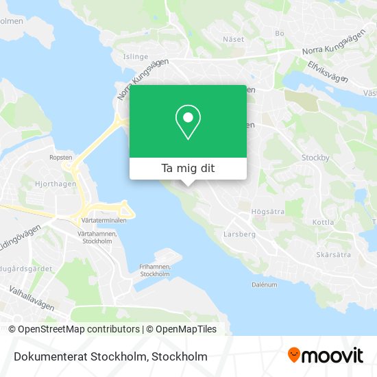 Dokumenterat Stockholm karta