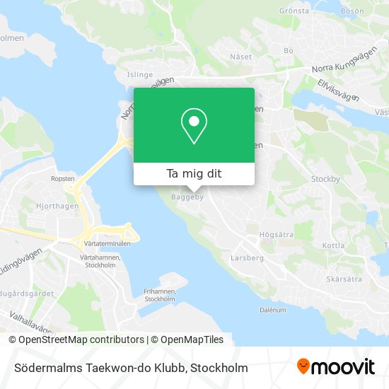 Södermalms Taekwon-do Klubb karta