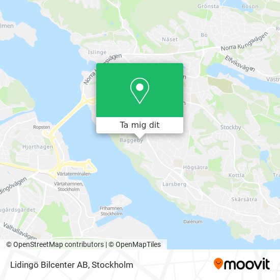 Lidingö Bilcenter AB karta