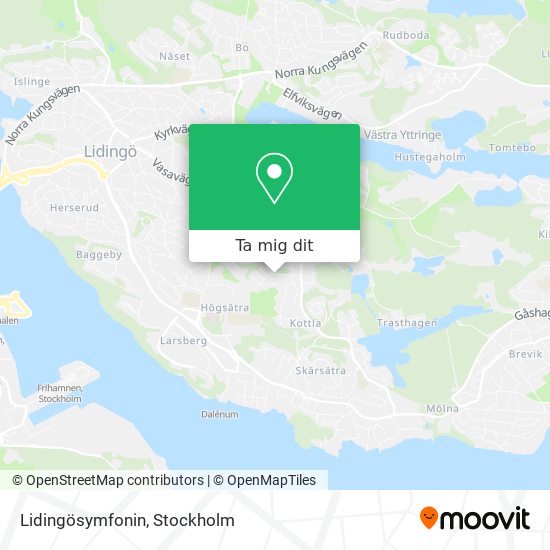Lidingösymfonin karta