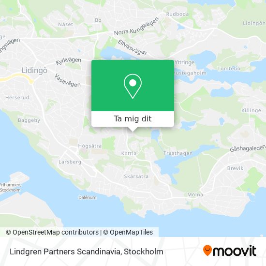 Lindgren Partners Scandinavia karta