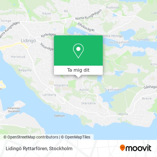 Lidingö Ryttarfören karta