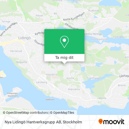 Nya Lidingö Hantverksgrupp AB karta