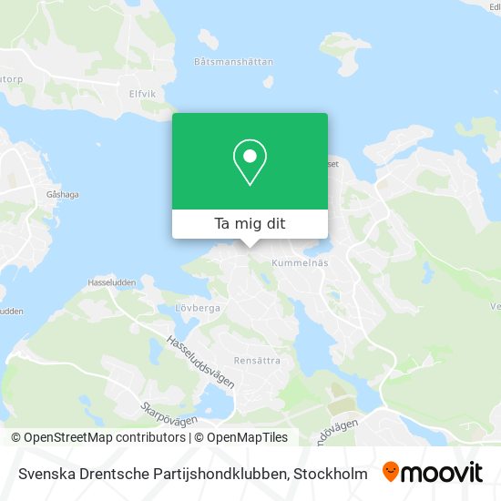 Svenska Drentsche Partijshondklubben karta