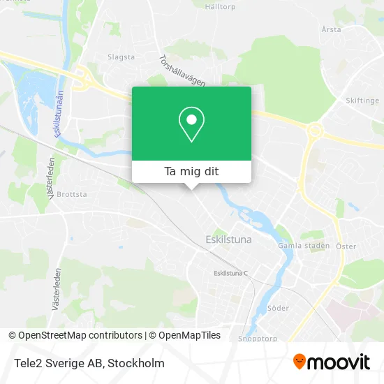 Tele2 Sverige AB karta