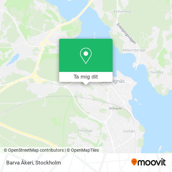 Barva Åkeri karta