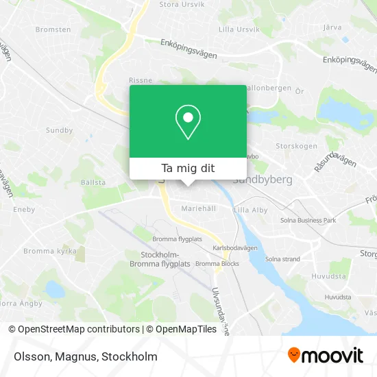 Olsson, Magnus karta