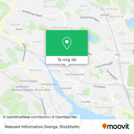 Relevant Information Sverige karta