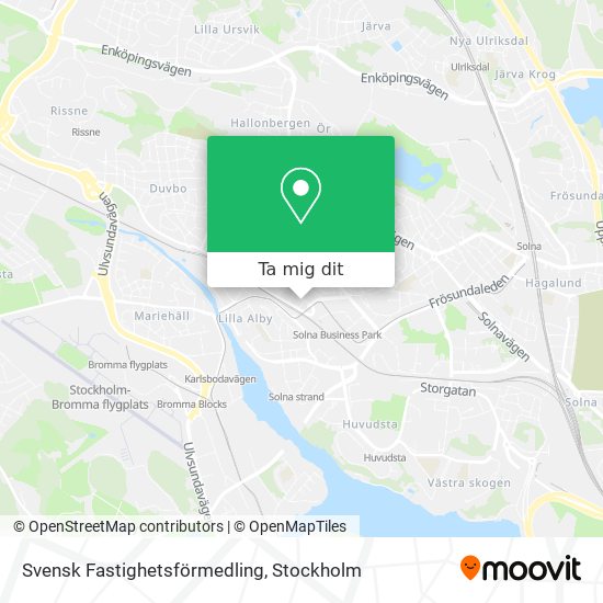 Svensk Fastighetsförmedling karta