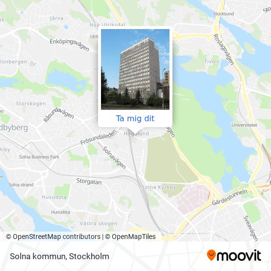 Solna kommun karta