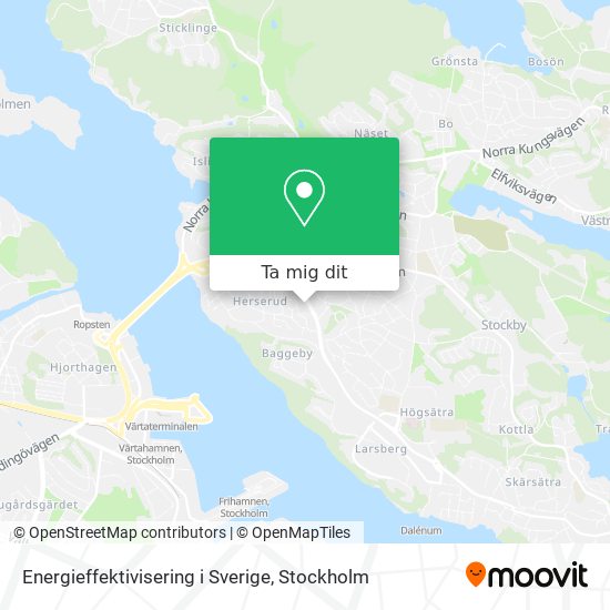 Energieffektivisering i Sverige karta