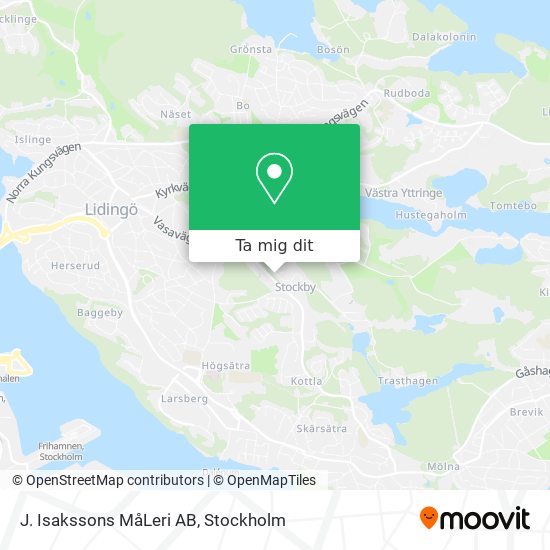 J. Isakssons MåLeri AB karta