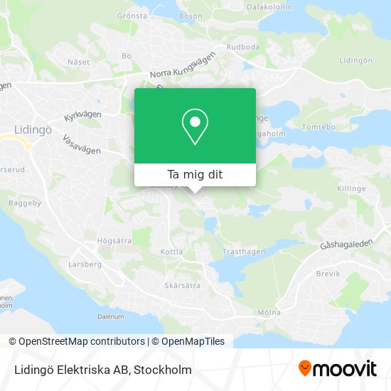 Lidingö Elektriska AB karta