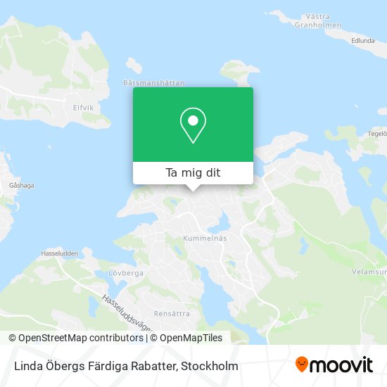 Linda Öbergs Färdiga Rabatter karta